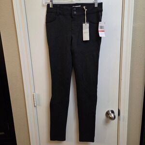 JOLT Ponte Knit High Rise Skinny Pants Dark Gray Women's XS New With Tags